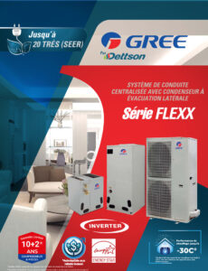 GREE FLEXX Thermopompe centrale